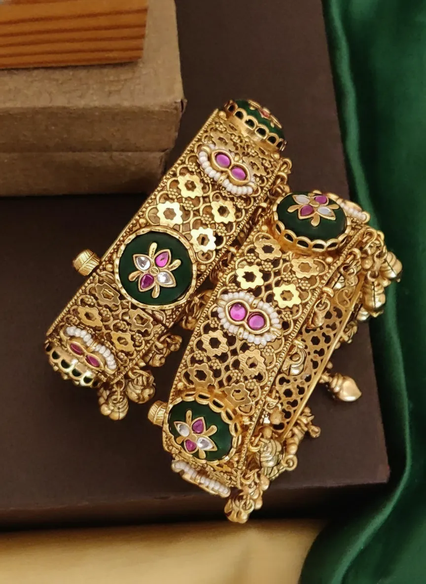 Royal Heritage Kangan Rajwadi Brass Bangles