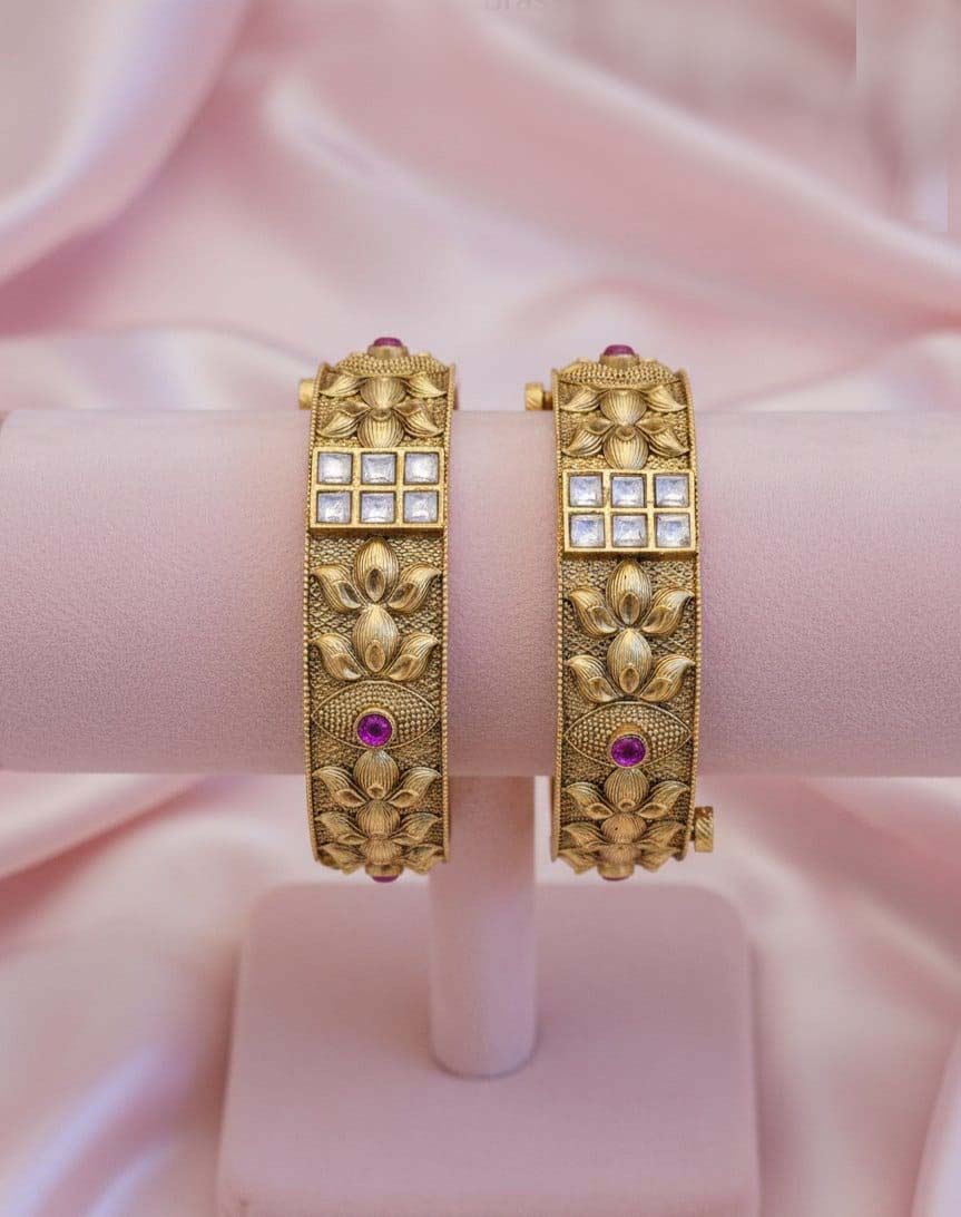 Handcrafted Antique Brass Bangles & Ethnic Kada