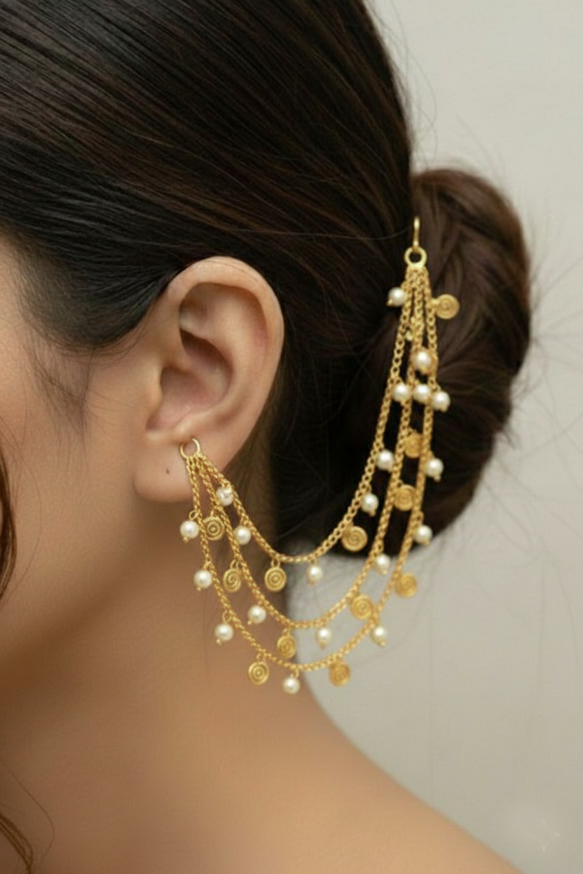 Traditional High Gold Antique Kanchain with Gold Coins