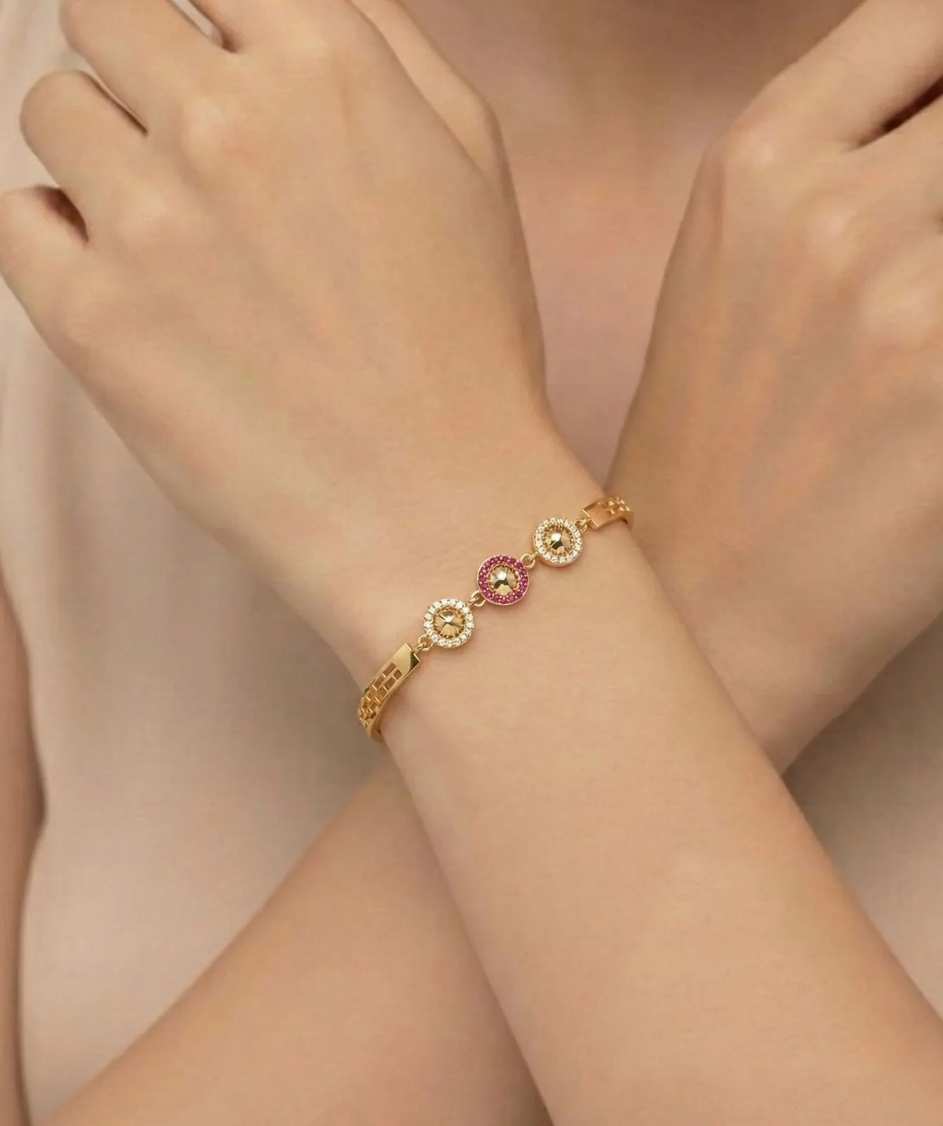 Premium Quality Anti-Tarnish AD Diamond Adjustable Bracelet