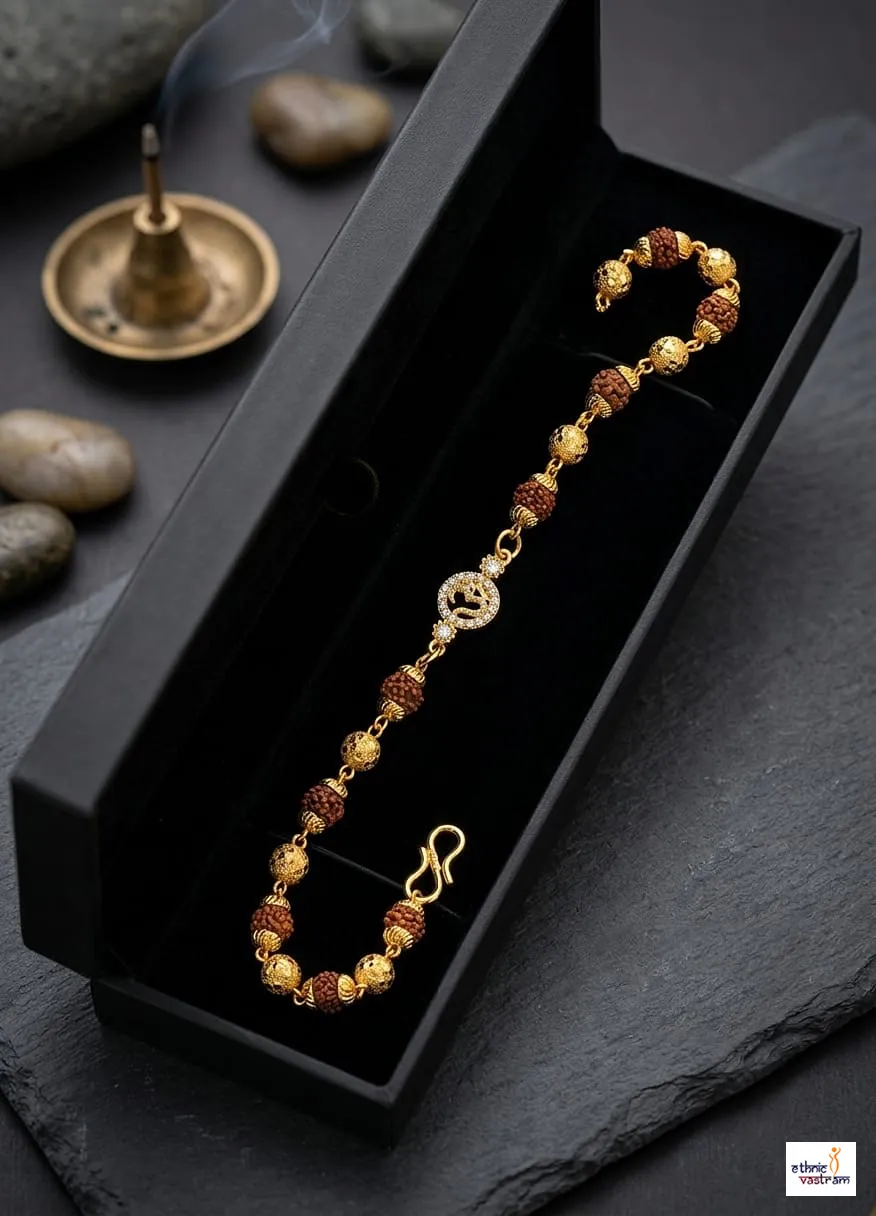 Men's Spiritual Mahadev Om Bracelet Rakhi